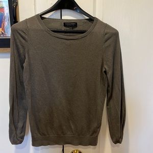 Grey banana republic silk cashmere sweater xxs